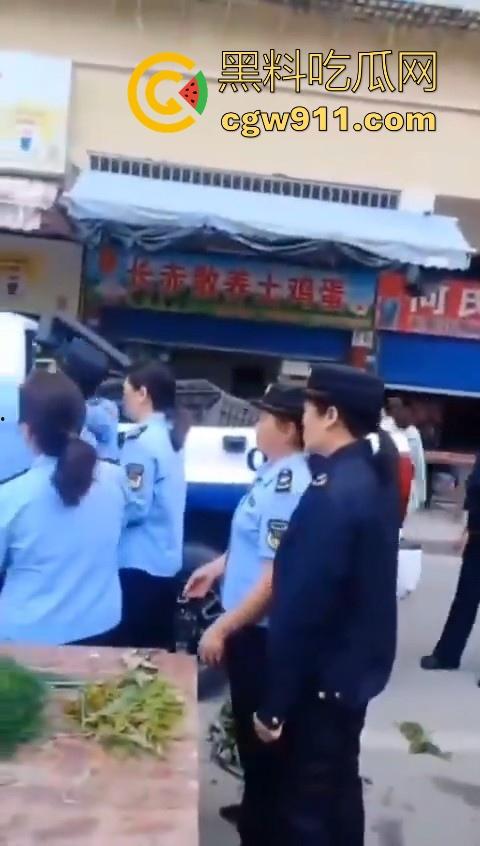 老头因菜市场摆摊和城管发生口角后斗殴!数人暴力执法将老头擒获,有执照的流氓?-4