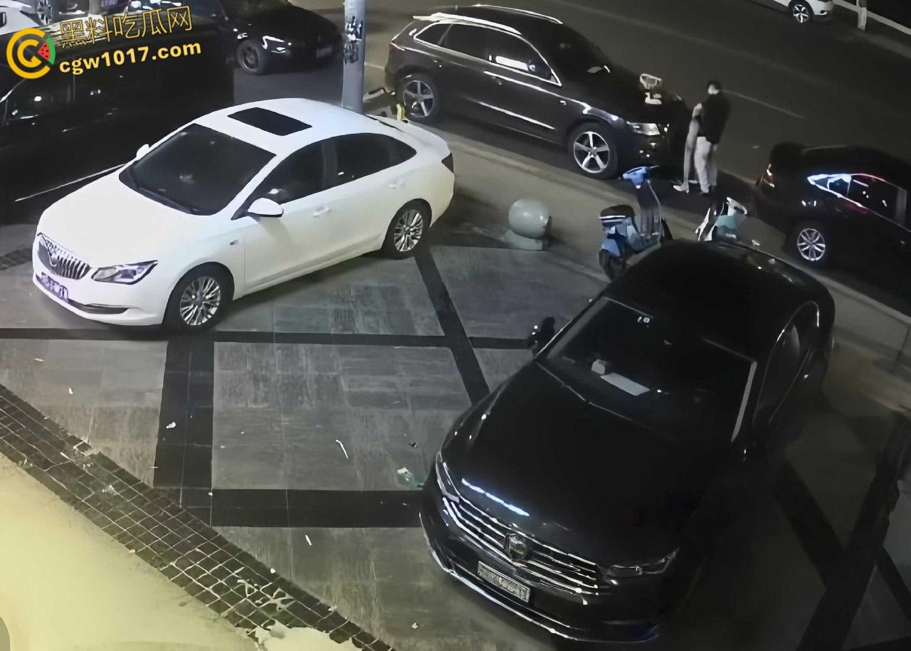 酒醉男女深夜在马路边,众目睽睽之下直接开始野战模式,饥渴母狗跪地口交,趴在引擎盖上掀裙后入打桩!-6