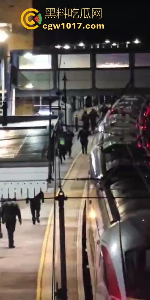 英国一火车发生持刀行凶事件!有多人被送往医院治疗,已有两人被警方逮捕,现场围满了警察像拍电影一样!-3