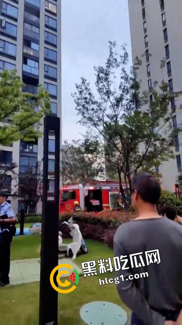 杭州时光里火灾现场无码版!男子坠楼砸伤救助人员 希望人没事-3