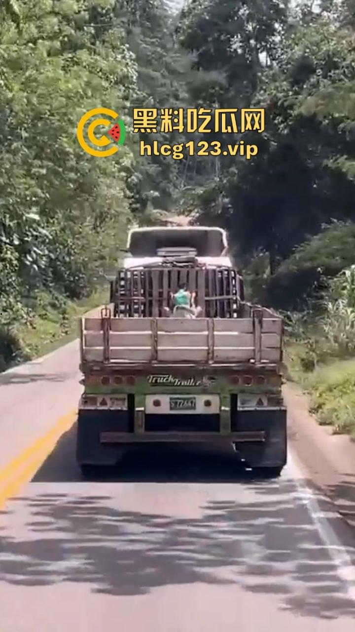 小情侣货车后斗露天啪啪 高潮过后两个人都愣了 居然被后车拍下全过程-5