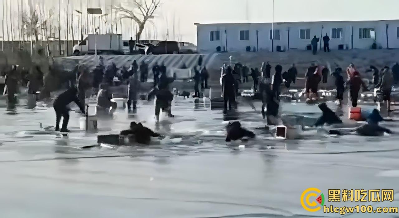 唐山玉田冰钓场惊爆巨祸!多人瞬间落水,冰面坍塌酿惨剧,生死瞬间引关注-1