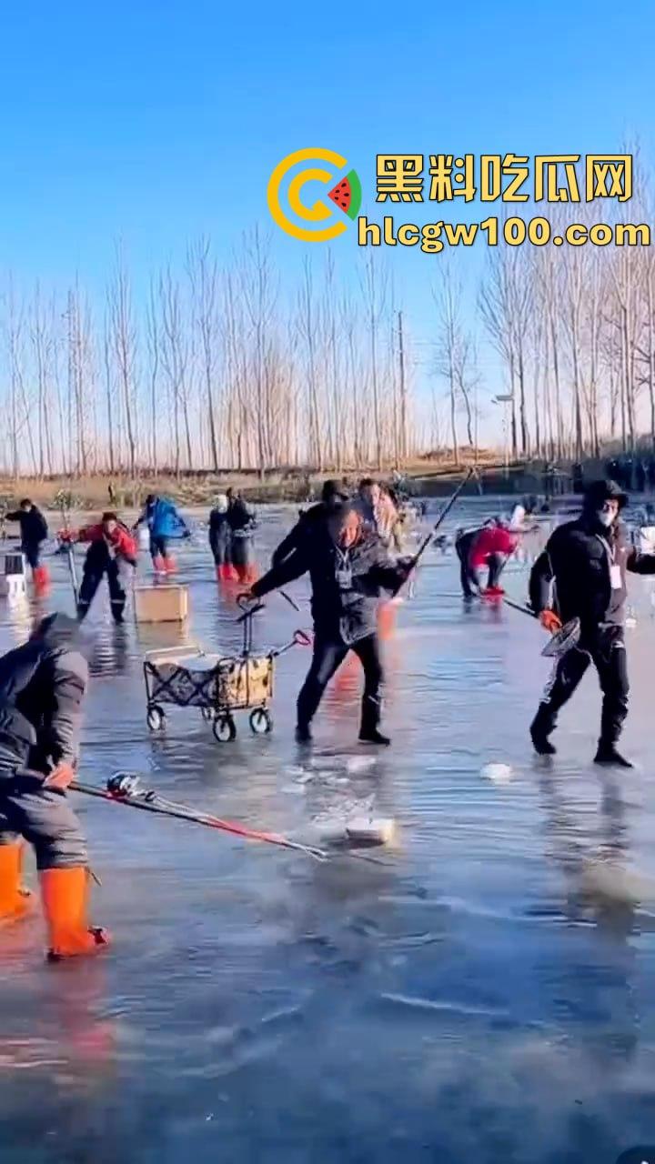 唐山玉田冰钓场惊爆巨祸!多人瞬间落水,冰面坍塌酿惨剧,生死瞬间引关注-4