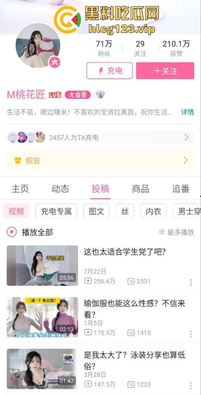 B站擦边女神【M桃花匠】丝袜高跟美腿抚摸 小穴阴毛一览无遗 连放尿自拍都安排上了!-1