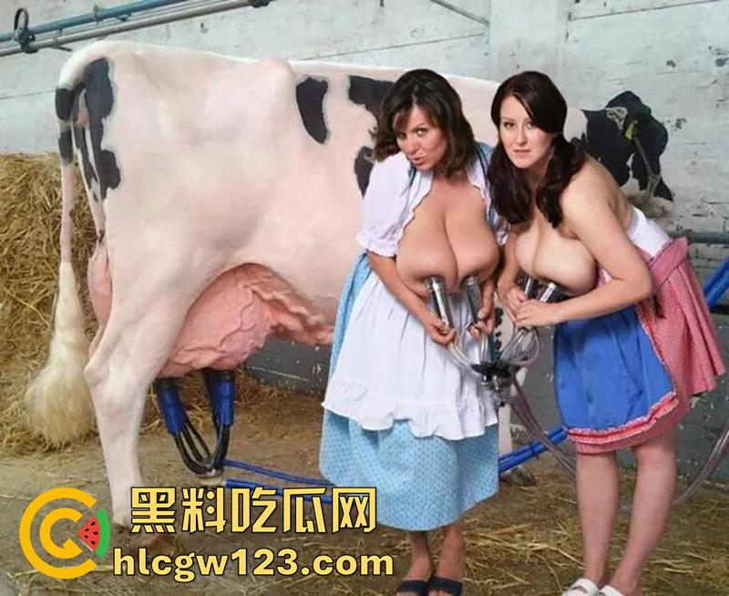 欧美牧场的巨乳奶牛,顶级核弹巨乳当场挤奶,这含奶量还是挺高的啊,都直接喷出来了!-3