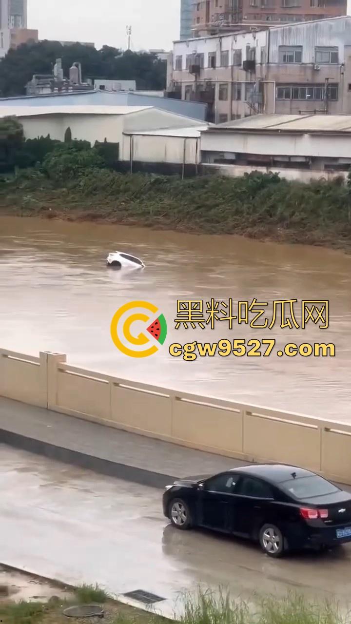 东莞一女司机开车掉河里,车辆像脱缰野马般直冲河中,送医院抢救无效死亡!-9