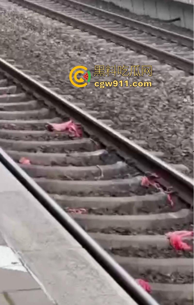 海外男子站台裸奔自杀,下定决心跳轨被火车碾压,身体碎片散落满地,画面血腥胆小勿入!-6