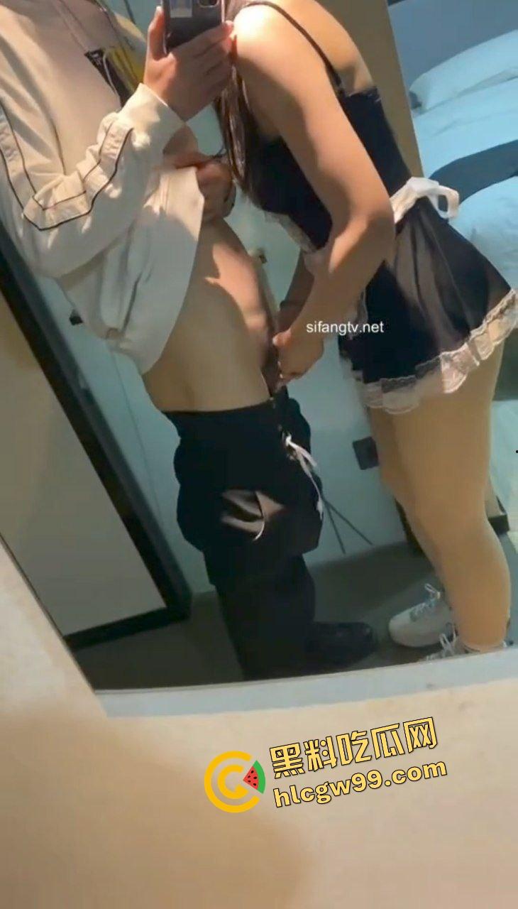 抖音极品御姐反差骚婊【小羊困了】干陪玩私底线下约炮大哥，女仆装诱惑摸鸡淫荡女上骑乘！独家曝光流出-6